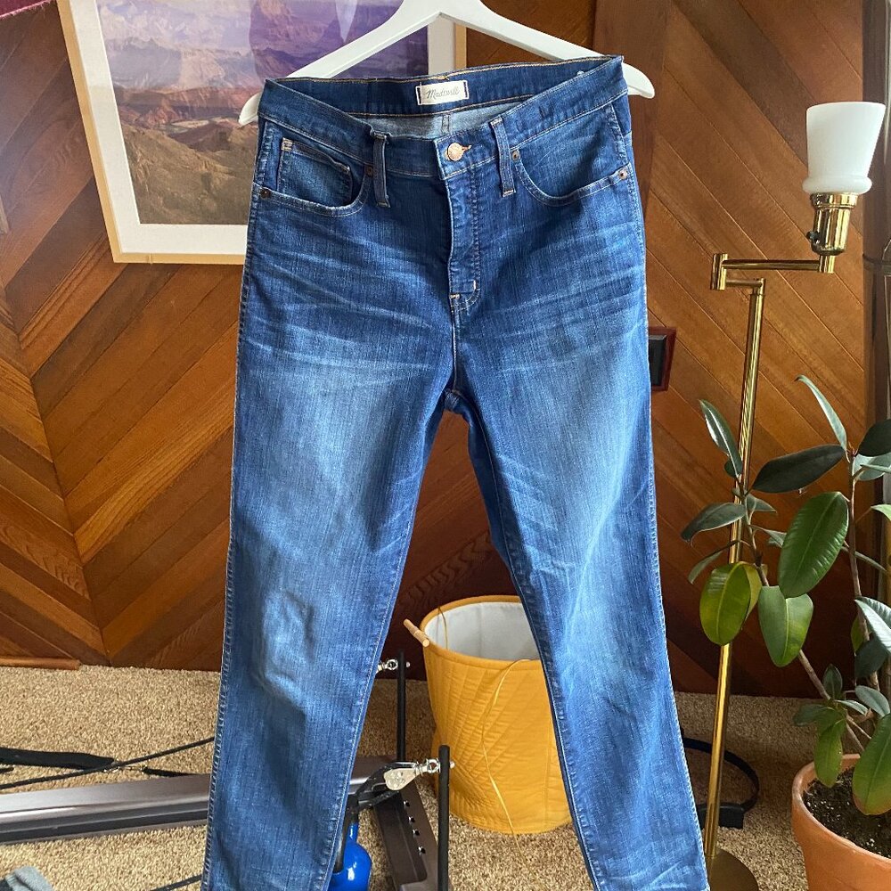 Madewell Slim straight dark wash jeans size 30